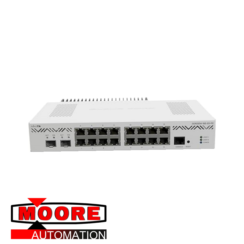 MIKROTIK CCR2004-16G-2S+ Ethernet-маршрутизатор 16 портов Gigabit Ethernet, 2 клетки 10G SFP+