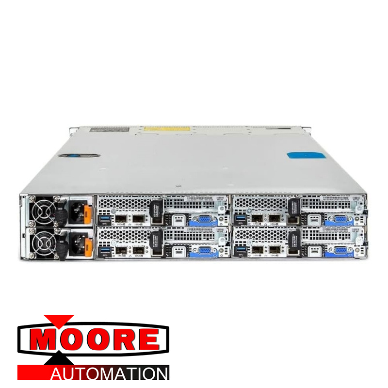 Сервер Dell PowerEdge C6320, 4 отсека, малый форм-фактор, 2U, монтируемый в стойку