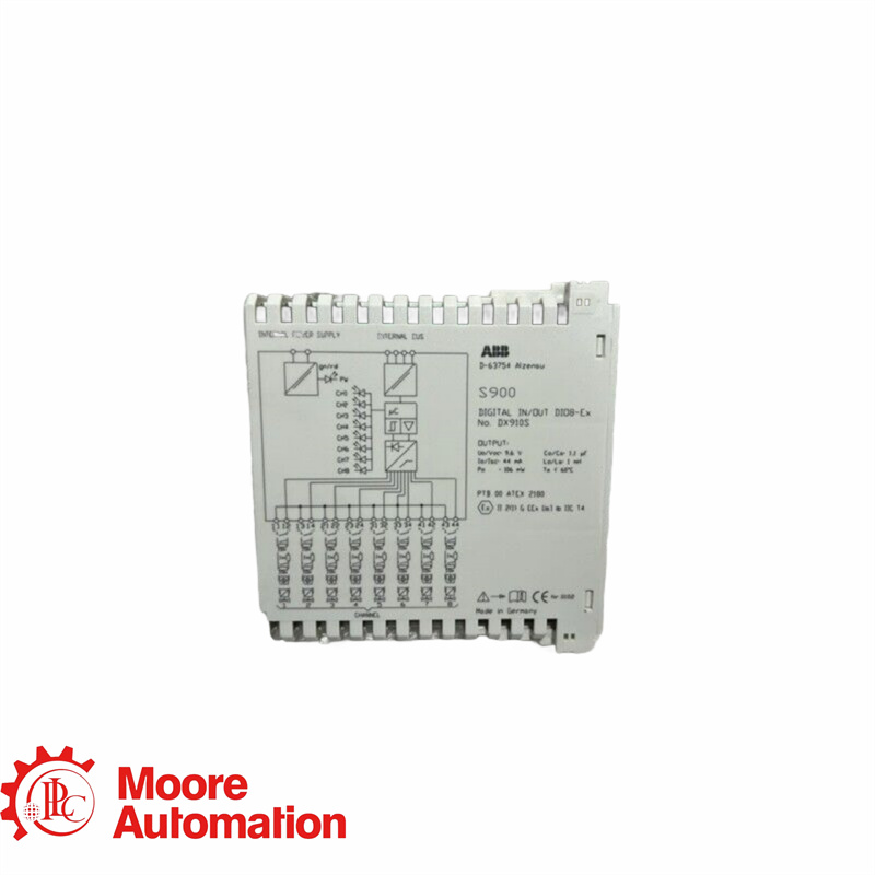 ABB S900 D-63754 DX910S  DIGITAL I/O MODULE