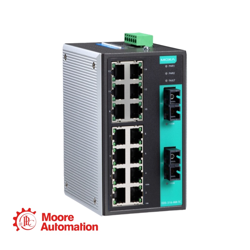 Управляемый промышленный Ethernet-коммутатор MOXA 4600136 EDS-316-SS-SC-T