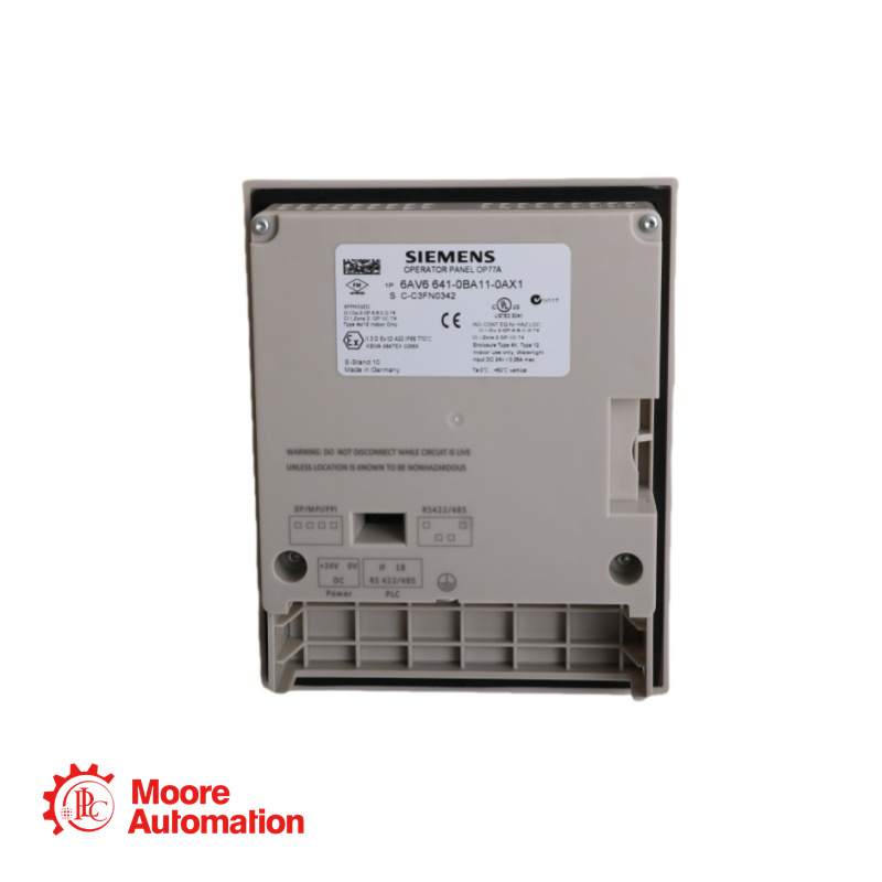 Siemens 6AV6641-0CA01-0AX1 Панель оператора SIMATIC OP 77B с ЖК-дисплеем с подсветкой