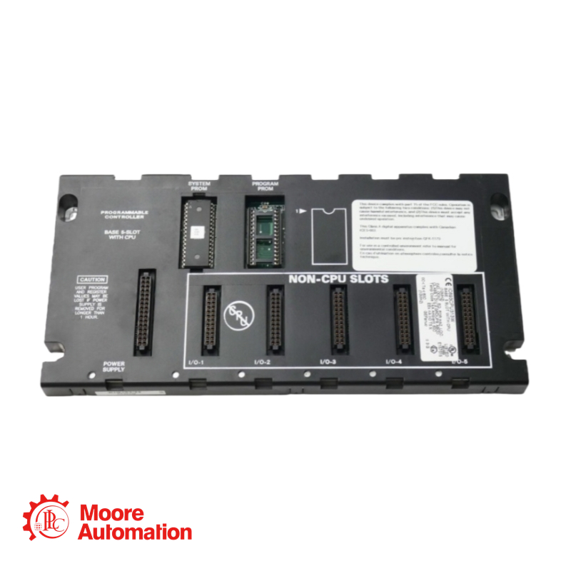 Базовая плата General Electric IC693CPU313 на 5 слотов со встроенным процессором