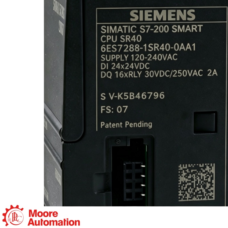 Siemens 6ES7288-1SR40-0AA1 SIMATIC S7-200 SMART CPU SR40