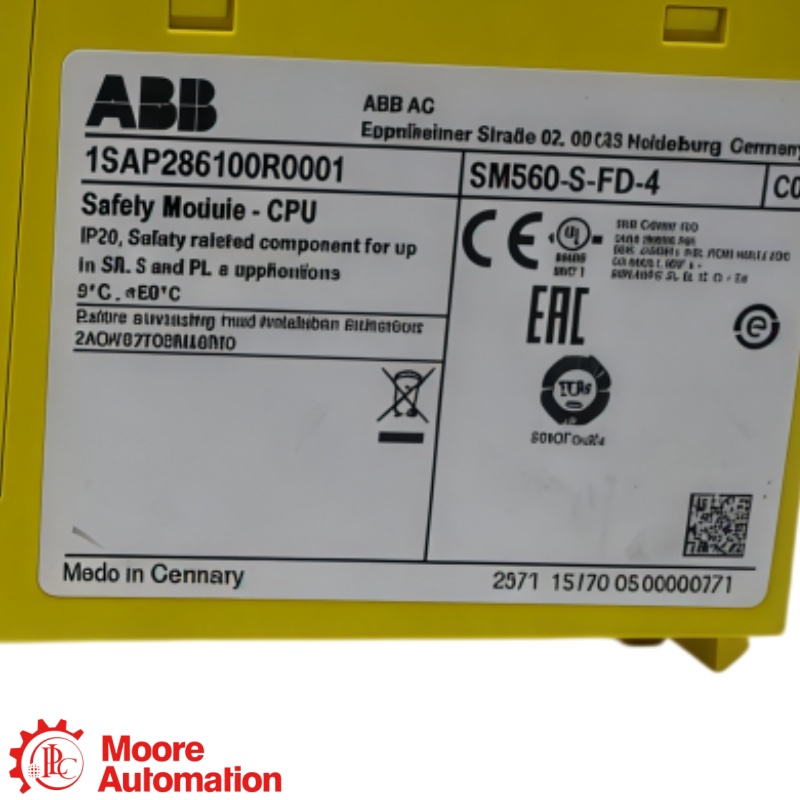 Модуль безопасности ЦП ABB SM560-S-FD-4 AC500-S
