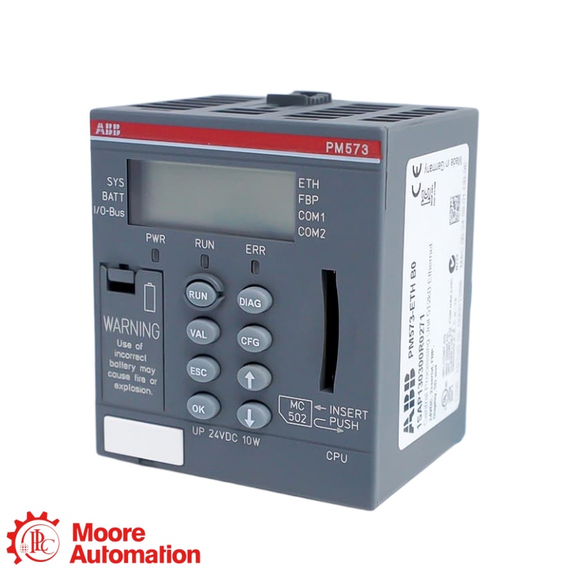 Процессор ПЛК ABB PM571-ETH AC500 с Ethernet