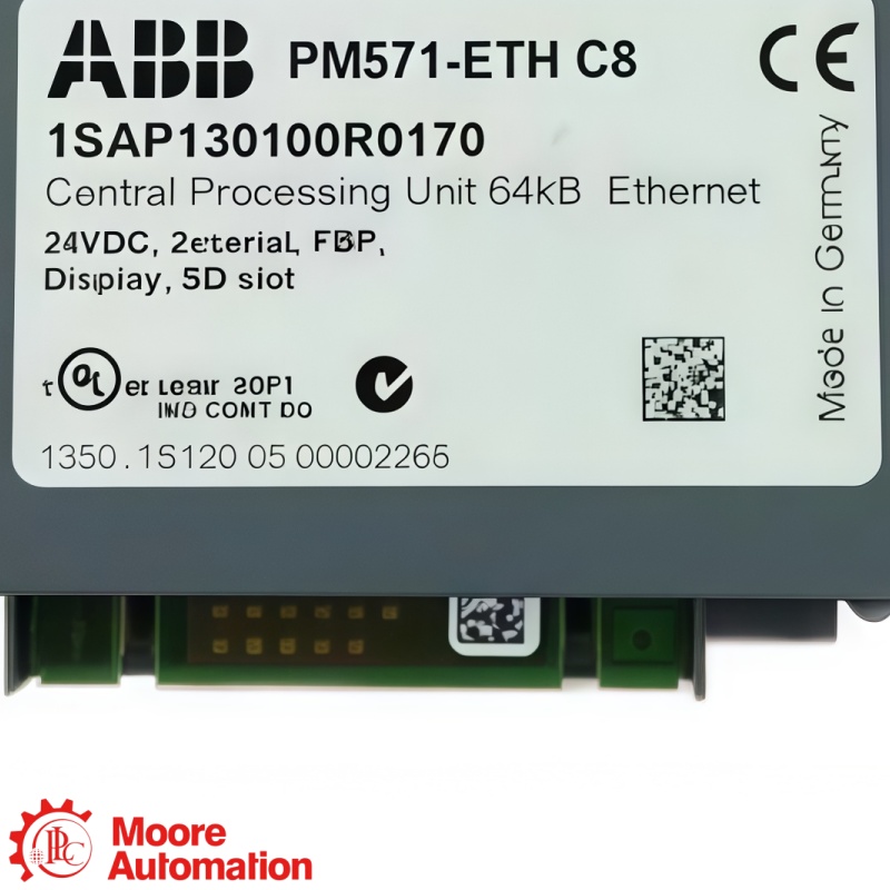 Процессор ПЛК ABB PM571-ETH AC500 с Ethernet