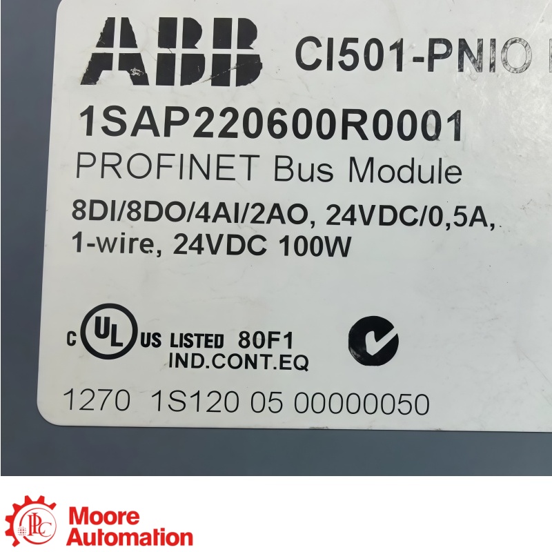 Модуль ввода/вывода ABB CI501-PNIO AC500 PROFINET