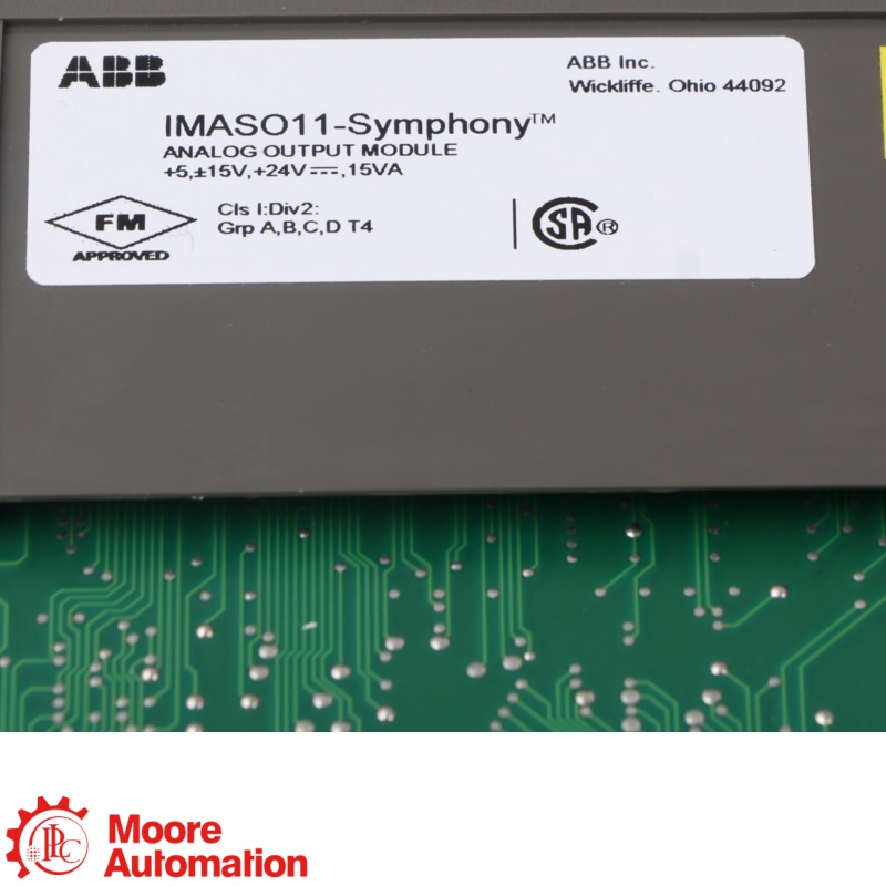 Модуль аналогового вывода ABB IMASO11 Harmony Rack