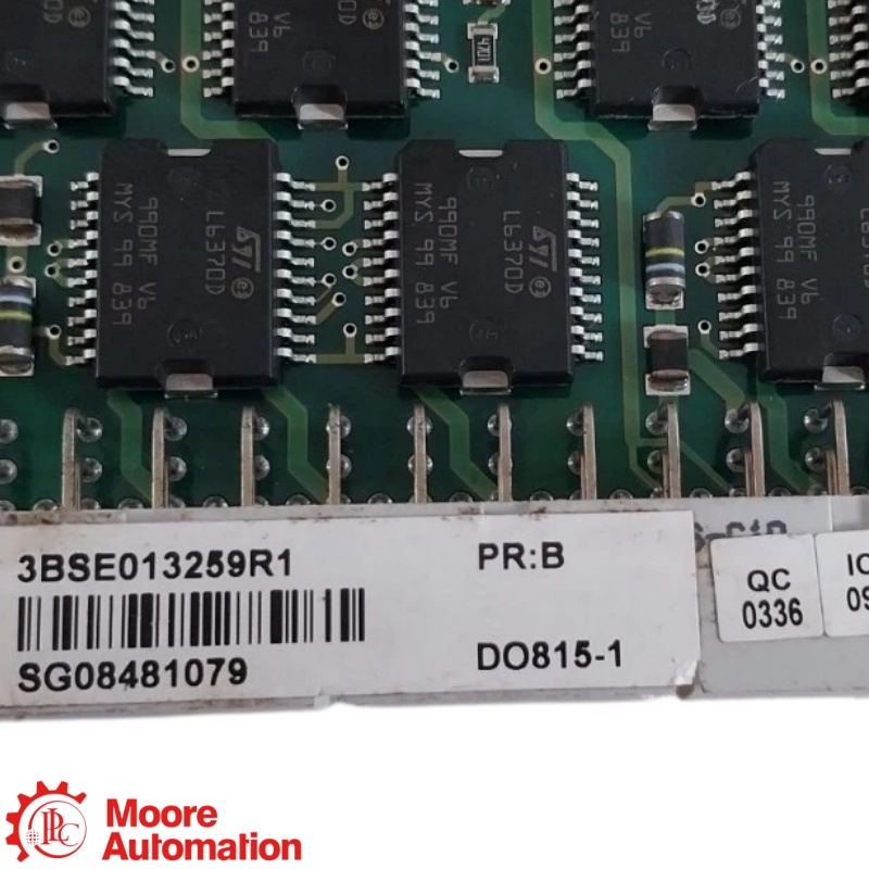 ABB DO815 3BSE013258R1 8-канальный цифровой выходной модуль 24 В постоянного тока
