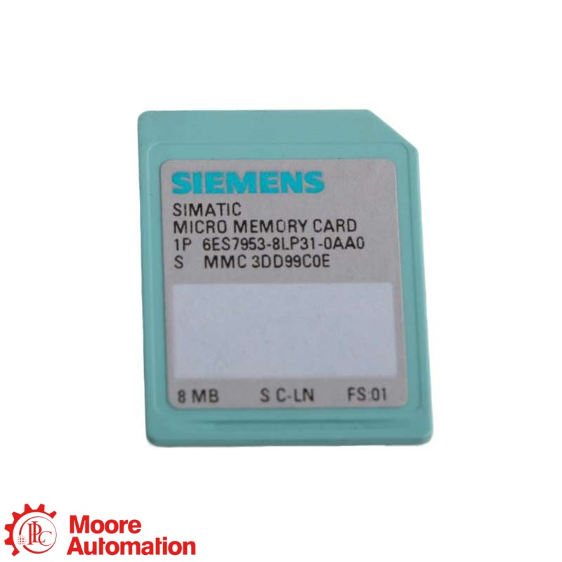 Siemens 6ES7953-8LP31-0AA0 SIMATIC S7 8 MB Micro Memory Card