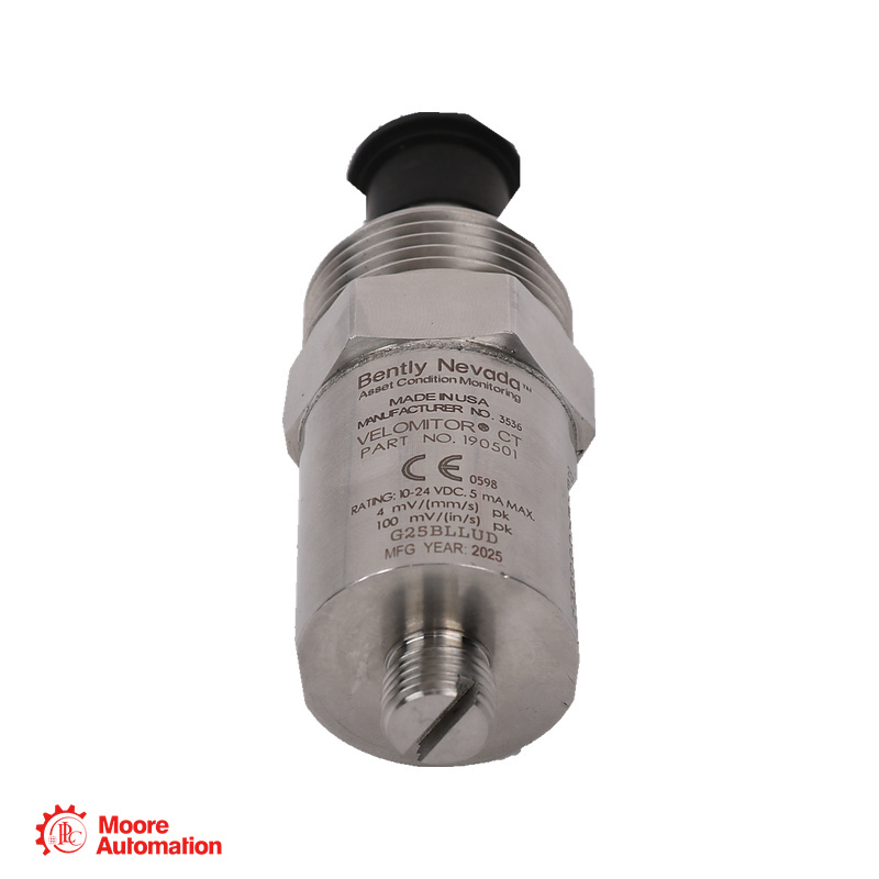 Bently Nevada 190501-02-00 Velomitor CT 3/8-24 to 1/2-20 Stud Transducer