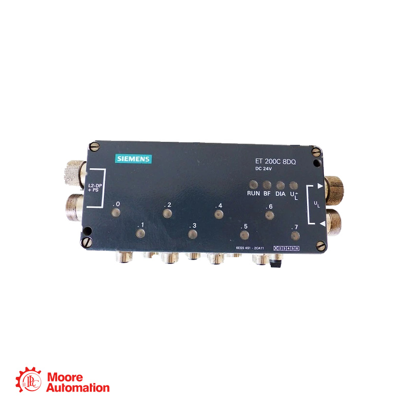 Siemens 6ES5451-2CA11 ET 200C 8-Output Distributed I/O Station